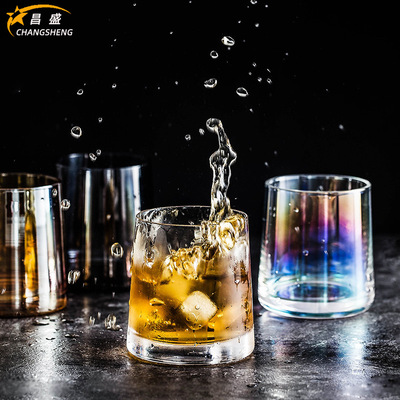 crystal Whisky Nordic Simplicity High temperature resistance bar household transparent Glass Wine Beer Drink plenty of water glass