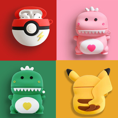 irpods smart cover silica gel Apple wireless Bluetooth headset Box apply airpod2