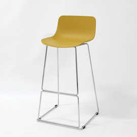 时尚铁艺靠背吧椅高脚凳北欧工业风现代简约酒吧前台椅子