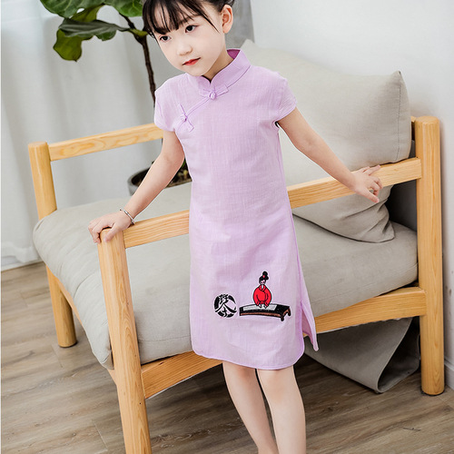 Children Chinese Dress cheongsam Hanfu National Children Chinese Dress ancient girl Chinese Dress cheongsam dress Princess