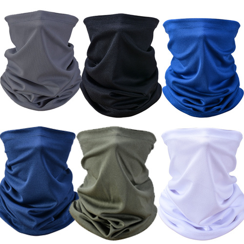 Quick-drying mesh sun protection headscarf magic facial scarf Amazon outdoor sports cycling versatile mask