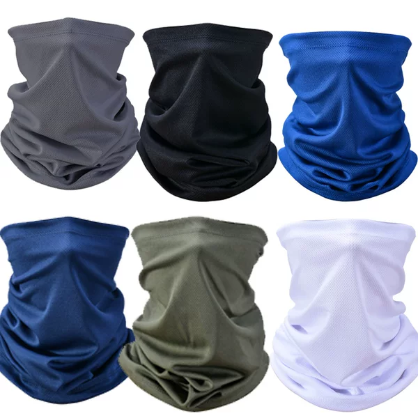 Quick-Drying Mesh Sun Protection Headscarf Magic Face Scarf Neck Gaiter Amazon Outdoor Sports Cycling Versatile Breathable Mask