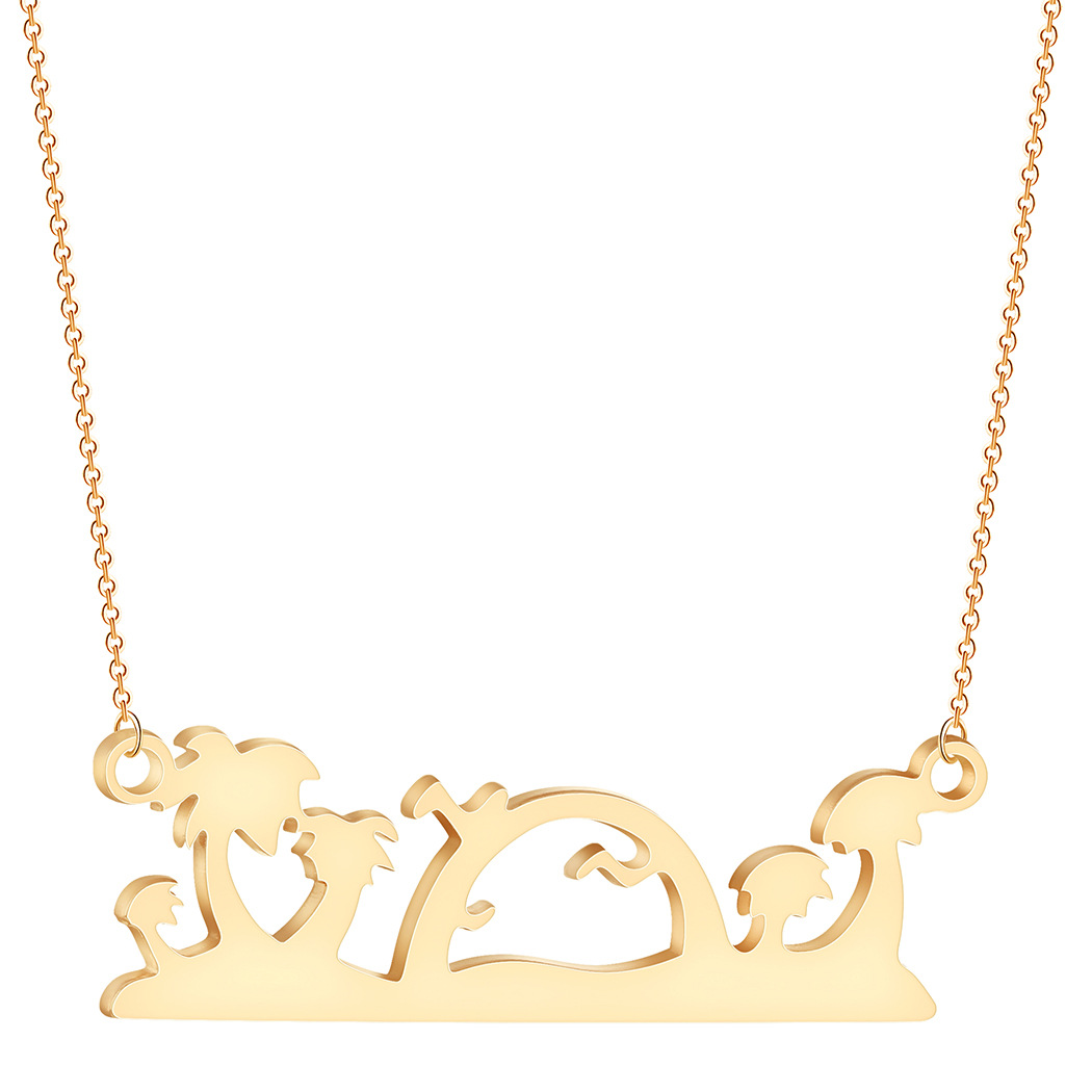 Universal necklace stainless steel