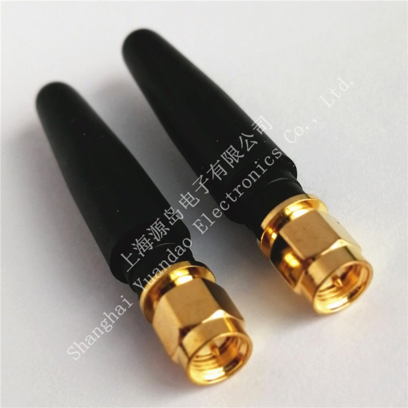 厂家直销优质GSM模块天线SMA内螺内针直头小辣椒5.5厘米棒状胶套