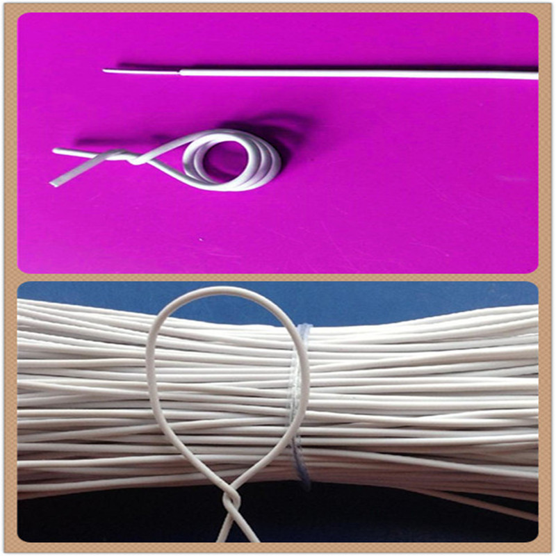 销售户外搭蓬建架Φ1.0mm铁丝包胶2.0mm捆扎绳扎带塑料绑带