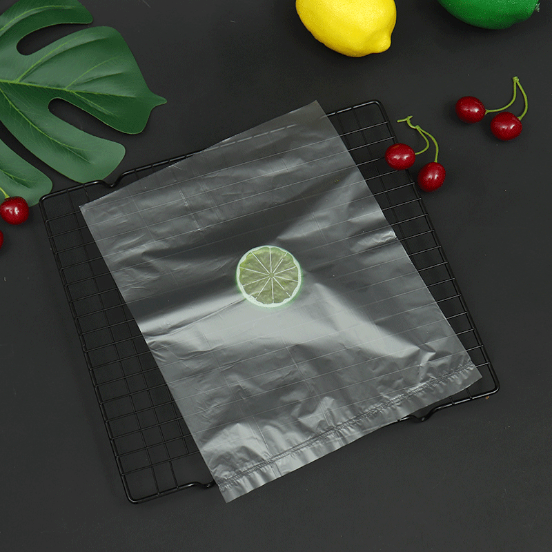 面包袋子烘焙包装平口半透明塑料现烤袋饭团西点打包袋磨砂面包袋