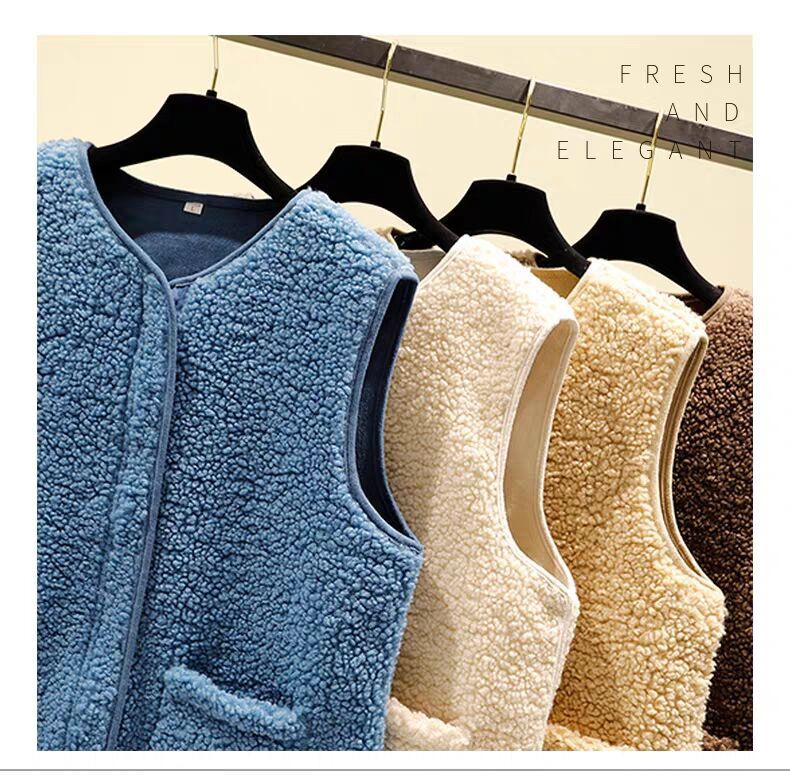 Gilet femme en laine d agneau - Ref 3434602 Image 26