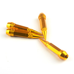 60mm car tire pointed valve cap car accessories bullet valve core tire valve cap