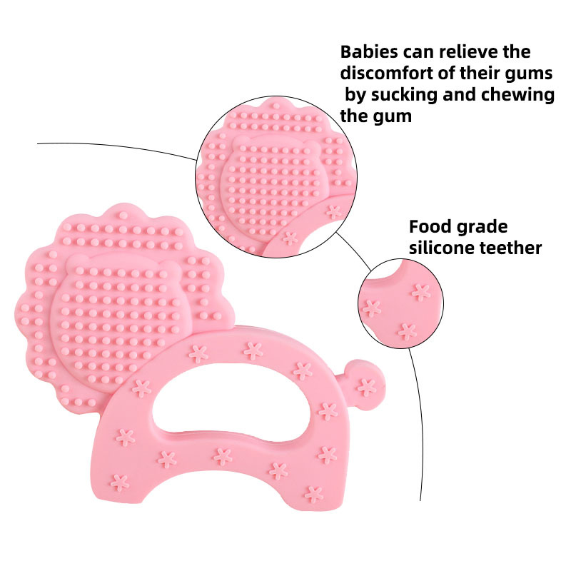 Bebé teether juguetes teether palo clásico coche de silicona chupete cadena anti-gota de la cadena de venta caliente teether traje