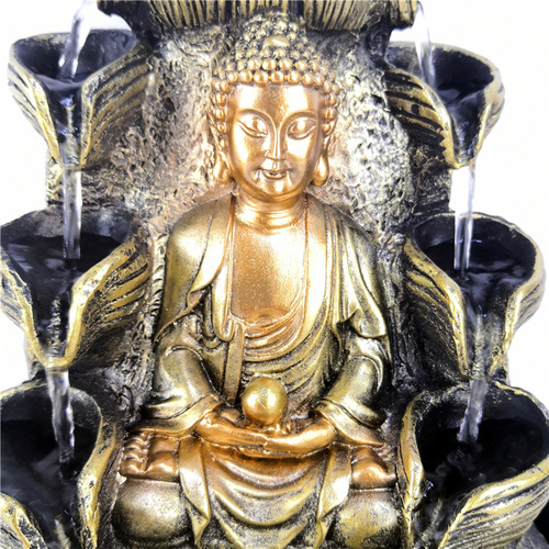 Cross-border supplier direct supply resin craft creative water landscape Chinese-style flowing water decorative piece origin source 16128