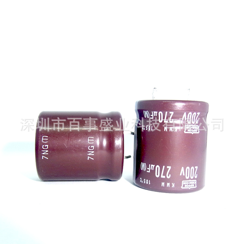 原装NCC黑金刚  电解电容200V 22UF 10X20 105度 KXG系列高频低阻