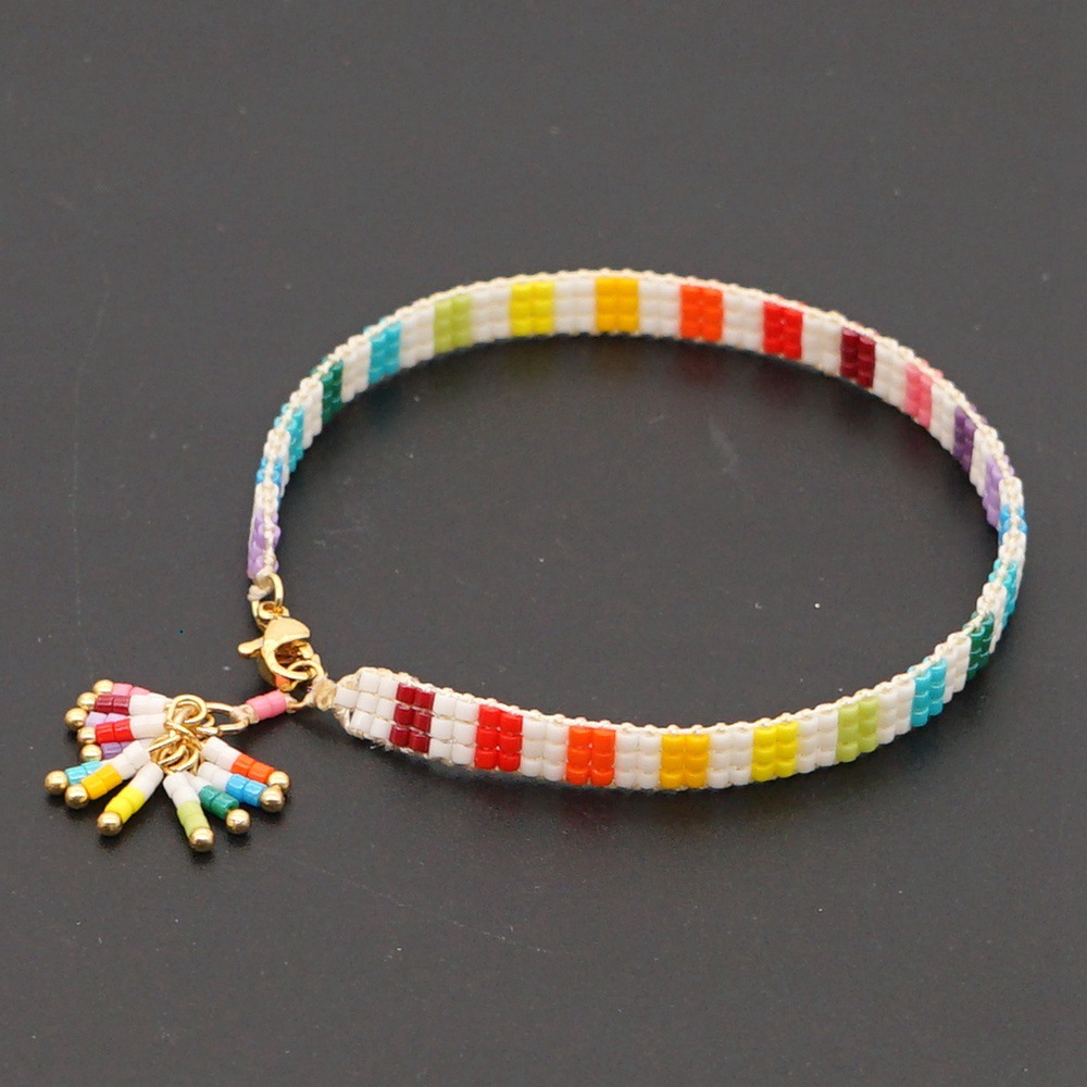 Bohemian Style Color Miyuki Bead Hand-woven Bracelet Wholesale Jewelry Nihaojewelry display picture 4