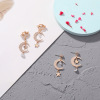 South Korean goods, earrings, long universal ear clips, internet celebrity, no pierced ears