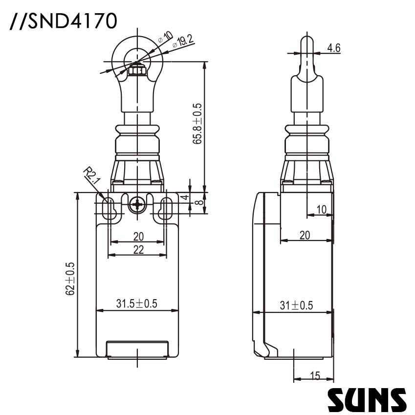 SUNSʵʽSND4170ȫԶλ߿سߴͼ