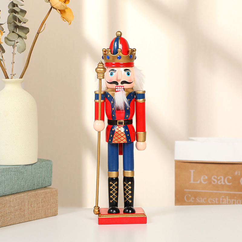 Christmas Pecan Soldier Decoration Wooden Crafts Ornament display picture 3