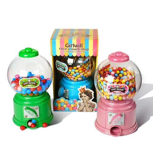 Girlwill Candy Machine Bank Children's Piggy Bank Cute Candy Machine Creative Craft Gift