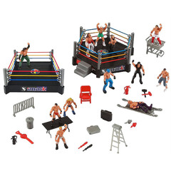 Cross-border Amazon wrestling ring set wrestling figure arena gladiator display model puzzle toy for children