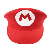 mario馬里奧帽子兒童游戲超級瑪麗帽子 批發卡通動漫周邊八角帽