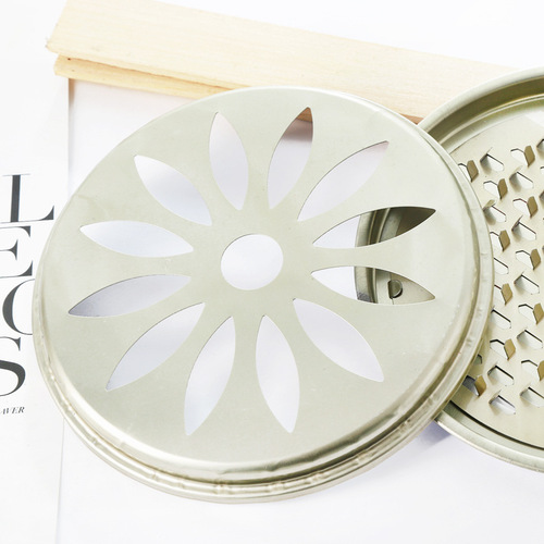 [Manufacturer Large Mosquito Repellent Repellent Tray] Fireproof sawtooth mesh mosquito repellent incense holder mosquito repellent incense seat with cover to connect ash tray wholesale