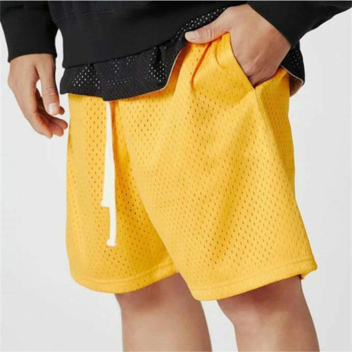 ins European and American popular casual large mesh loose breathable sports shorts summer fitness training beach pants