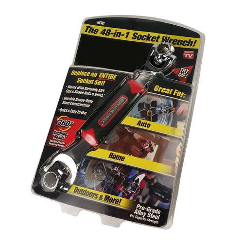 Multifunctional 8-in-1 multi-purpose socket wrench dog bone eight-in-one multi-purpose universal rotating multi-head wrench tool