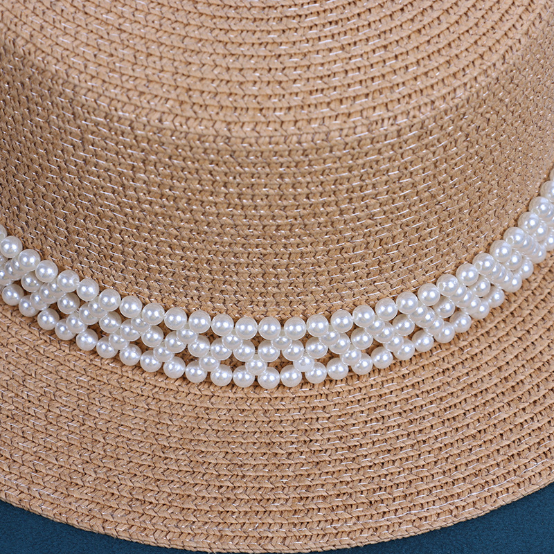 Unisex Elegant Einfarbig Flache Traufen Strohhut display picture 2