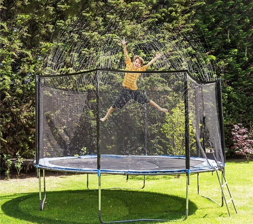 Cross-border supply improved garden lawn children trampoline sprinkler pipe 12-meter set trampoline sprinkler