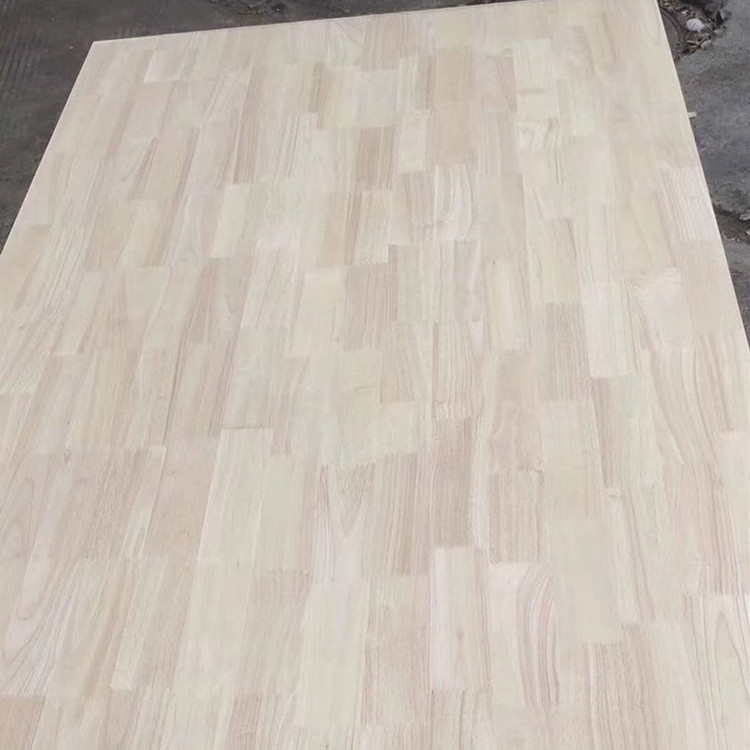 Rubberwood Finger Jointed Board 12-40mm, Hidden Finger Jointed Board, Custom Solid Wood Tabletop for Woodworking
