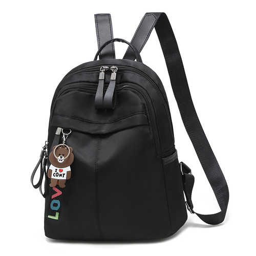 Backpack Women  New Korean Style Bag Oxford Cloth Large Capacity Fashion Student School Bag Black Backpack