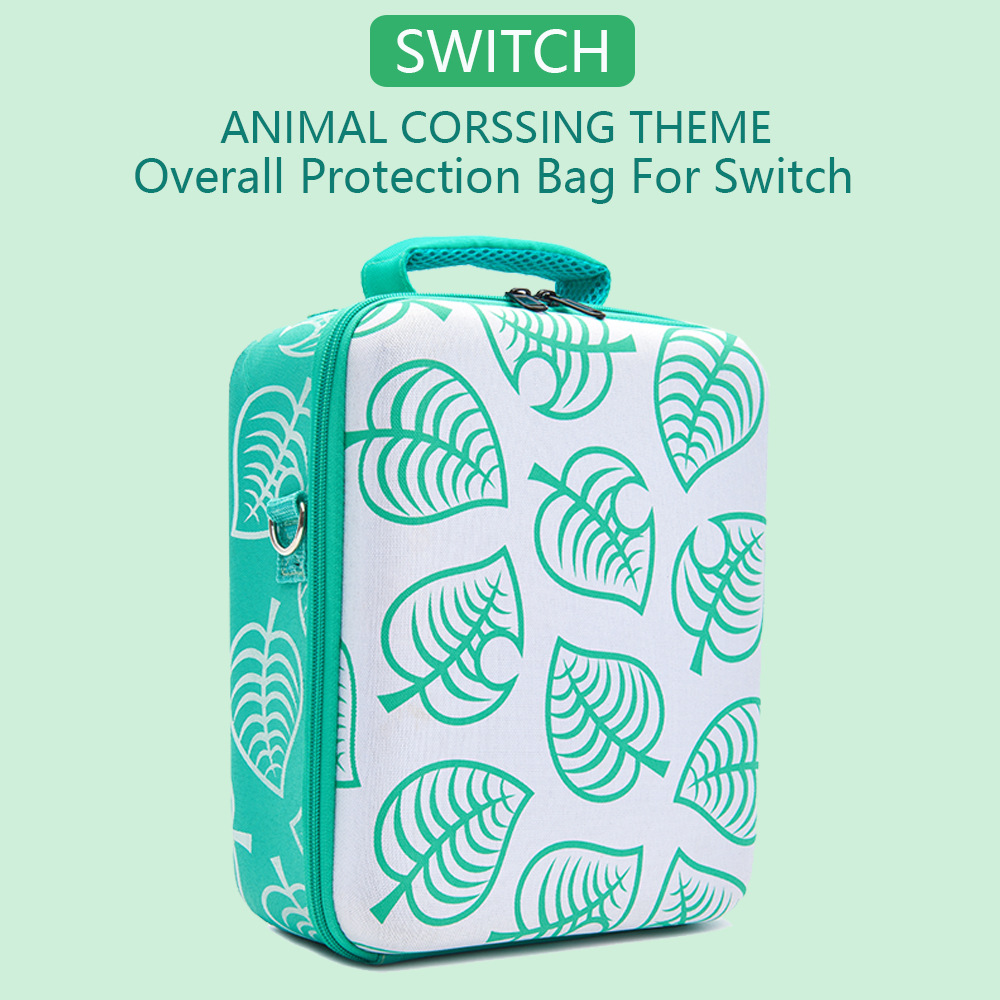 Animal de la selva NS Nintendo Switch bolsa de almacenamiento bolsa de protección de movimiento de la selva Switch caja de almacenamiento bolsa grande paquete de accesorios