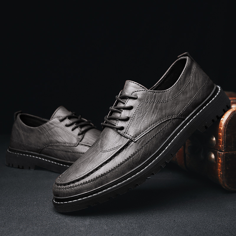 Herren Lederschuhe Sportschuhe Sneakers Synthetikgewebe Stoßdämpfung Fußgewölbeunterstützung Atmungsaktives Schuhwerk_voghion.com