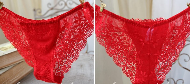 Sexy Solid Color Lace Underwear  NSCL30133