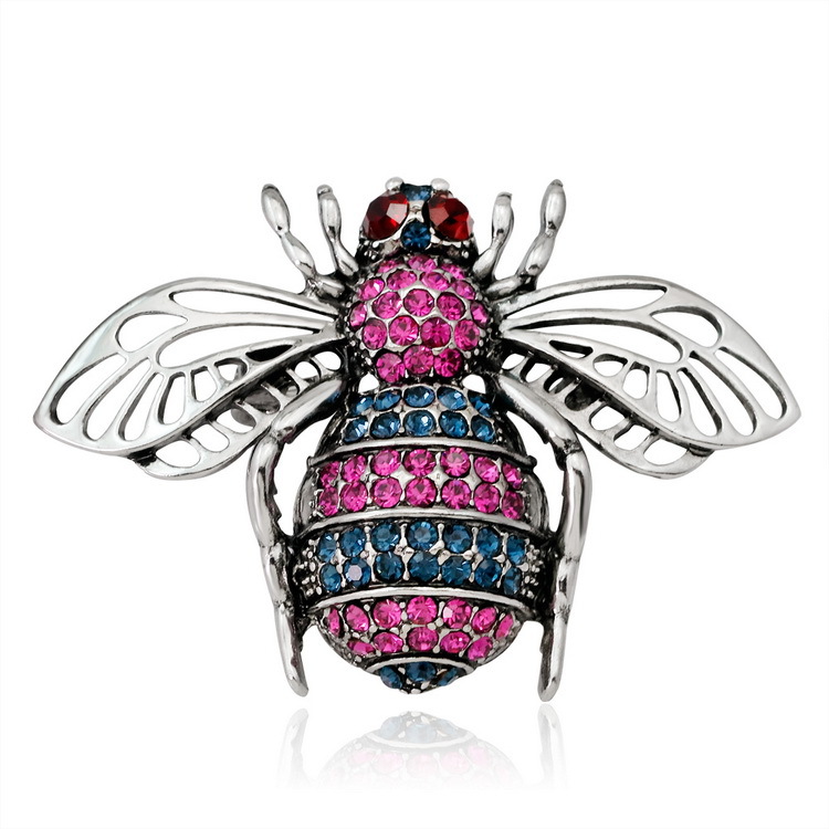 20g Weight Rhinestones Inlay Material Brooches Classification Alloy Material Animal Pattern Plating Craft Fashion Pin Animal Alloy Plating Rhinestones Unisex Brooches 21