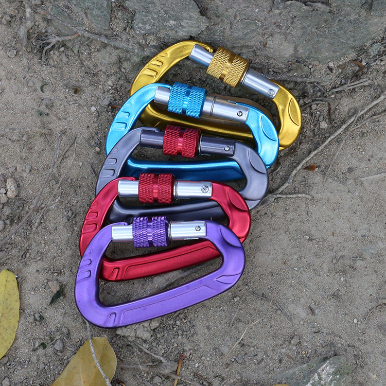 T-Fly high strength Aerospace aluminum 7075 Hammock Hooks Safety buckle Carabiner Spring hook Aluminum hook Hammock parts