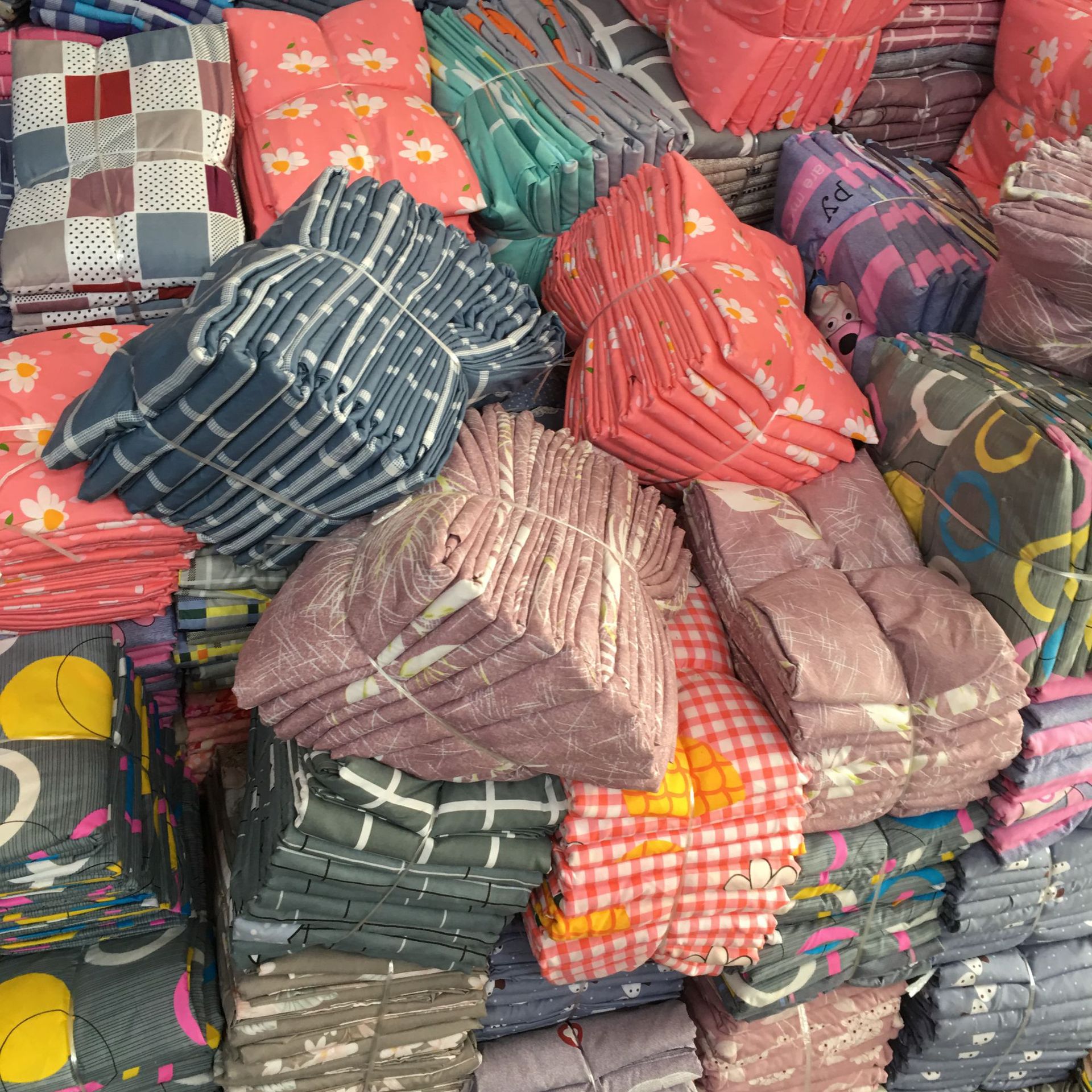 【床单5元货源】跑江湖赶集地摊床单被套枕套摆地摊床上用品批发|ms