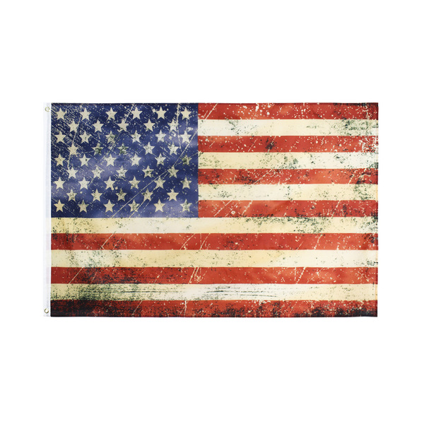 Amazon cross-border supply spot vintage American 90*150 Antiqued US…