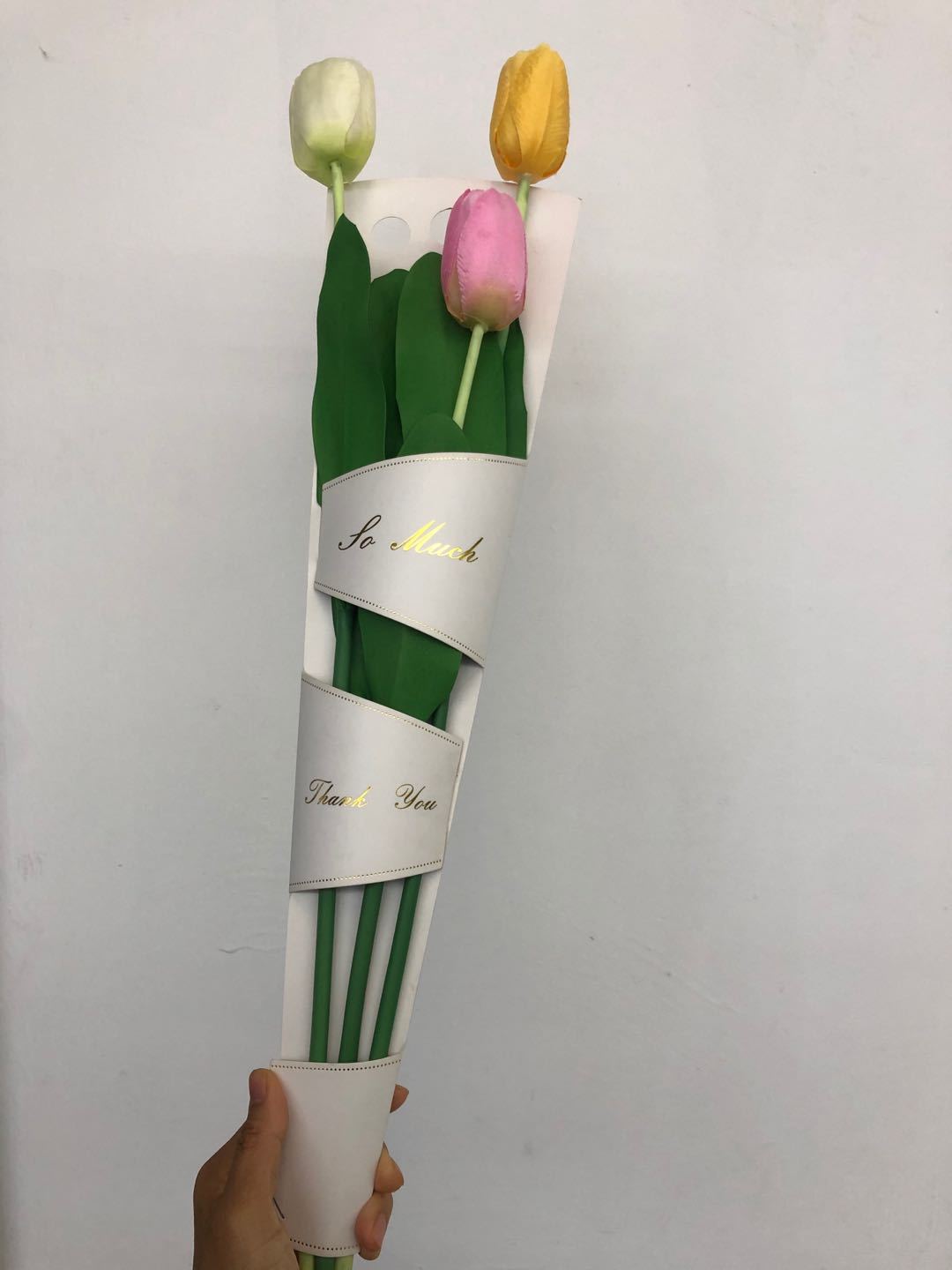 情人节玫瑰单支鲜花花束包装盒子礼品袋花店七夕单支玫瑰包装材料