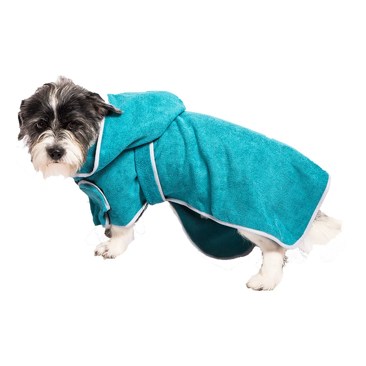 Полотенце для домашних животных банный халат для собак сильный абсорбент Быстросохнущий банное полотенце для кошек супер абсорбент Быстросохнущий