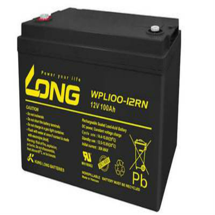 LONG广隆蓄电池WP65-12 12V6H铅酸免维护应急蓄电池现货