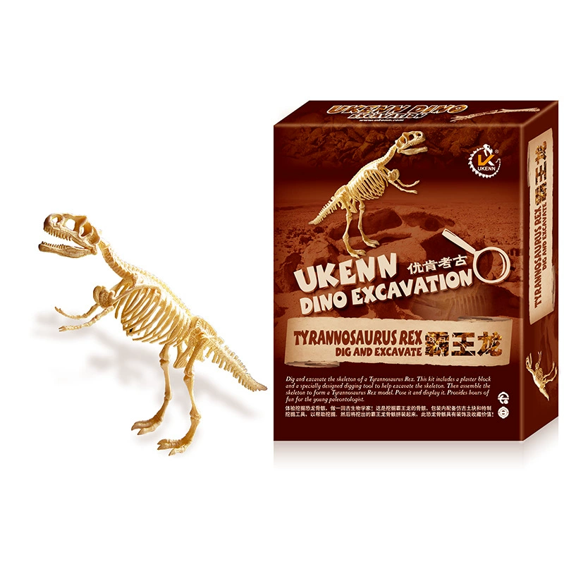 Constructor, dinosaur, skeleton, archeological toy, archaeological excavations, fossil, science and technology