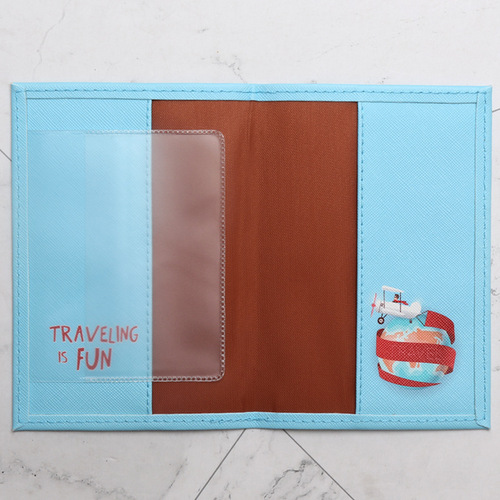 Travel around the world map passport protective cover creative travel passport holder PU passport cover storage bag Passport