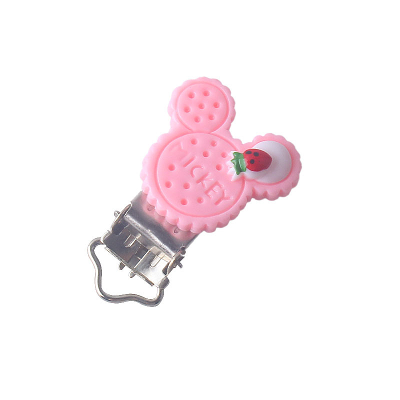 Bebé suministros de dibujos animados animal forma pezón clip DIY joyería bebé molar pezón clip Accesorios
