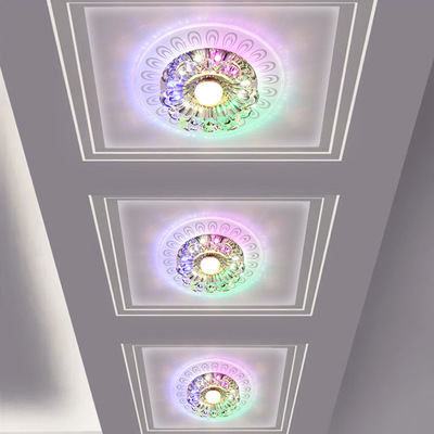 LED Aisle lights Simplicity modern Porch lights Embedded system a living room Down lamp Foyer lights Crystal lamp Spotlight Corridor light