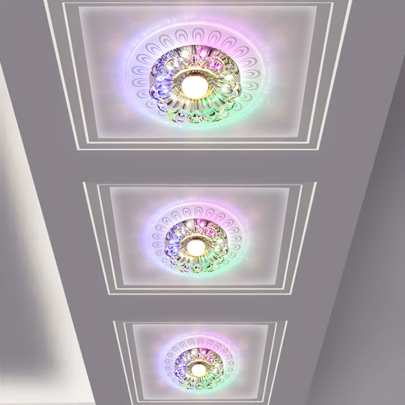 LED Aisle lights Simplicity modern Porch lights Embedded system a living room Down lamp Foyer lights Crystal lamp Spotlight Corridor light