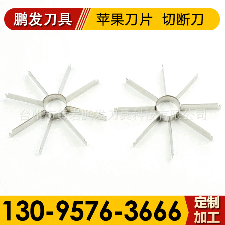 苹果刀片水果刀片   切断刀 不锈钢刀片来样制作