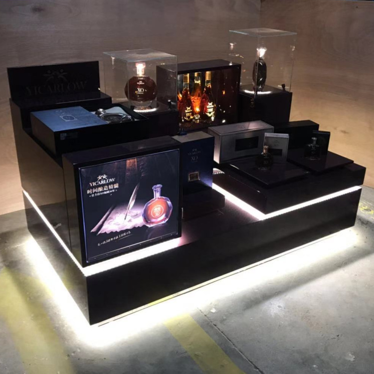 供应展示柜酒类展示柜红酒铺直供店洋酒展柜专柜制作