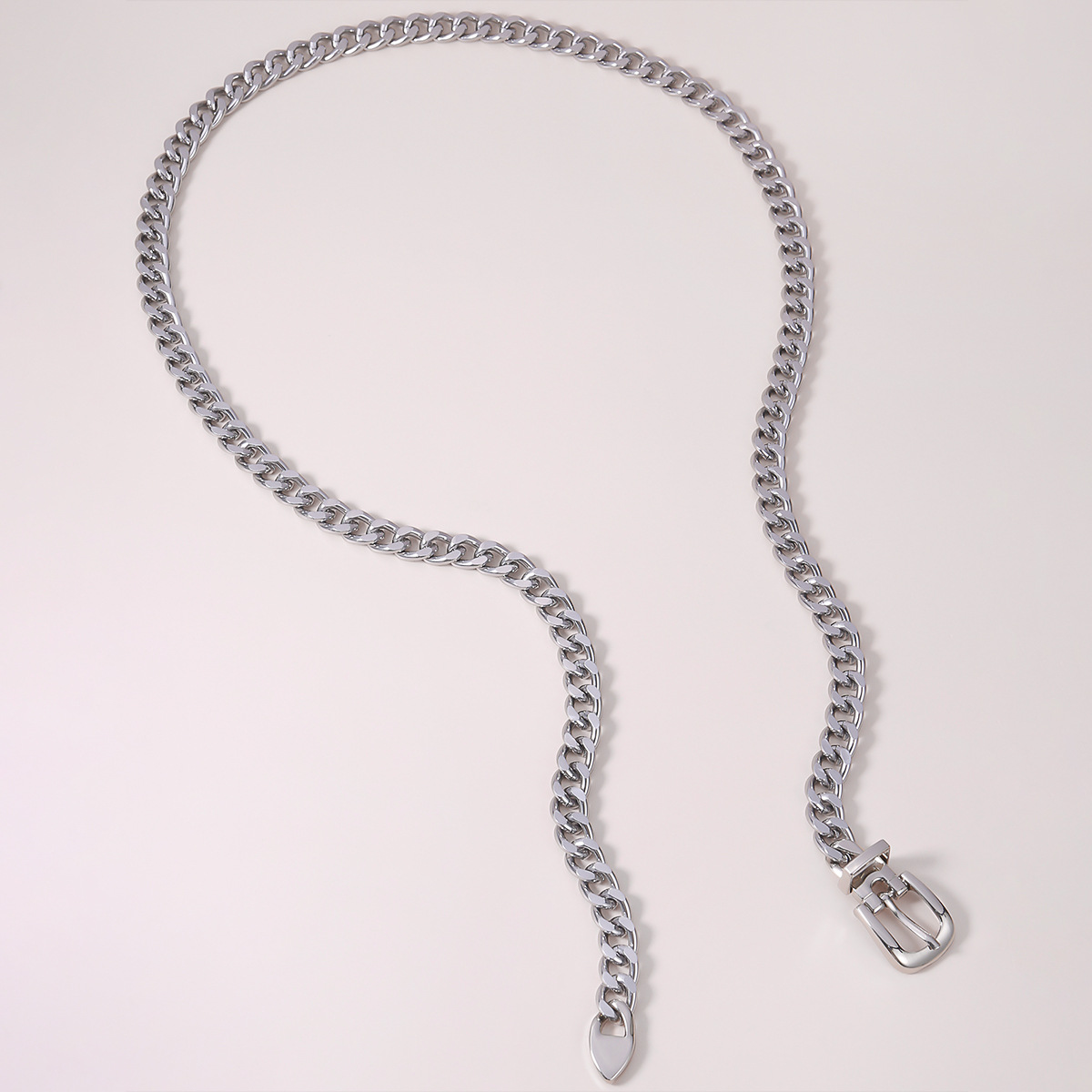 Fashion Jewelry Creative Chain Belt Waist Chain Simple Metal Belt Wholesale Nihaojewelry display picture 7