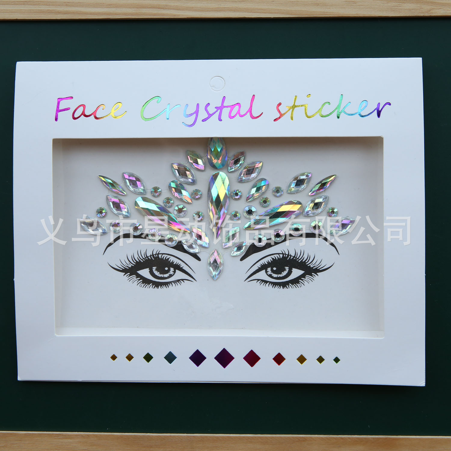 Crystals face sticker ˮü걦ʯ곧