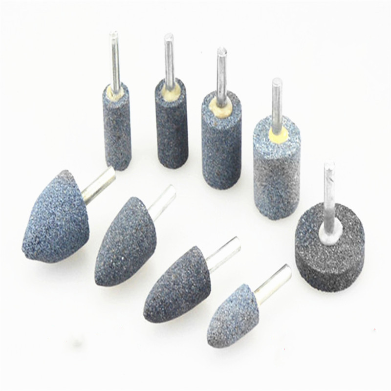 Brown corundum grinding head/grinding wheel/conical grinding/shaped grinding head multi size gray grinding head spherical