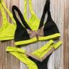 Zipper stitching Swimsuit Bikini Swimsuit for women